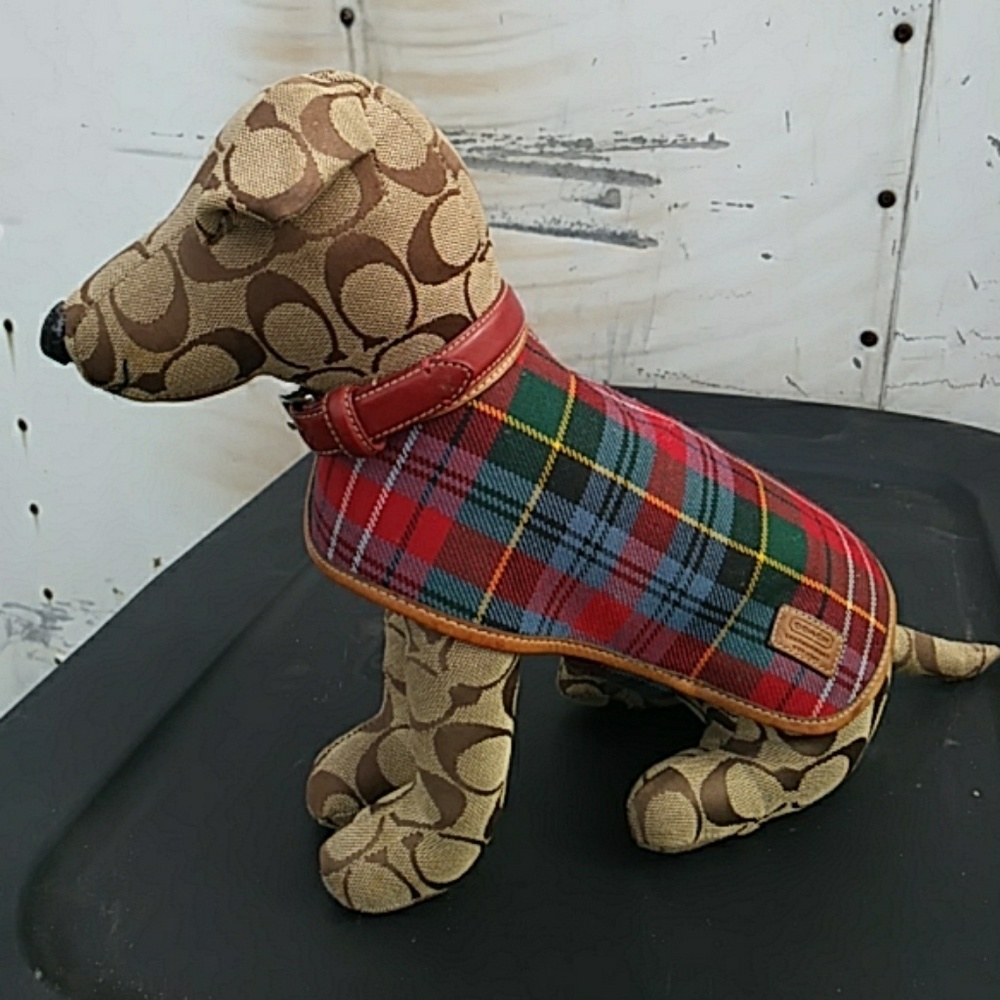 Stuffed coach dog